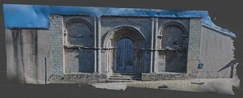 Vestiges romans de l'église Notre-Dame de la Coudre
