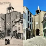 miniature montage 2 photos avant apres Porte horloge site historique et touristique Parthernay