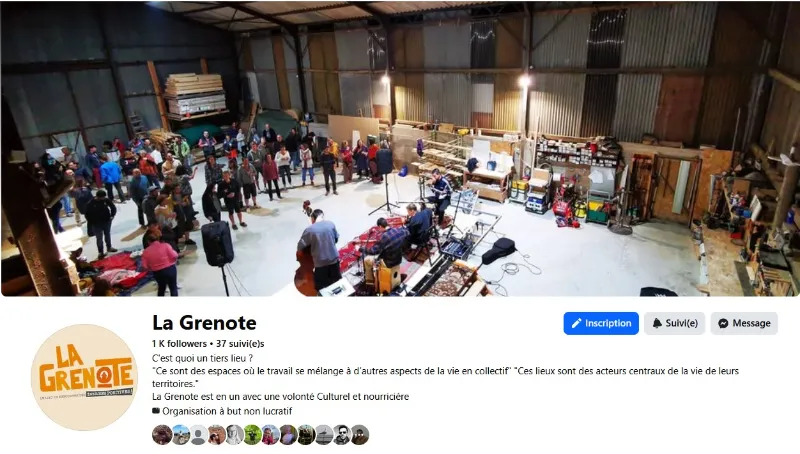 présentation du tiers lieu la grenote a Montravelle Vausseroux