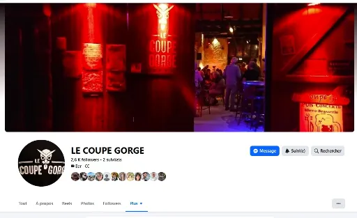 Presentation café associatif concerts Le coupe gorge parthenay