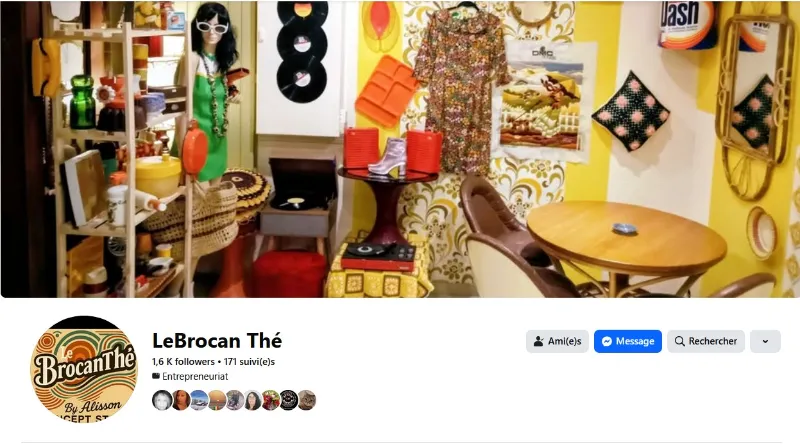 présentation salon de the brocante a saint loup lamairé