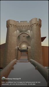 image pour video visu 3D porte saint jacques parthenay